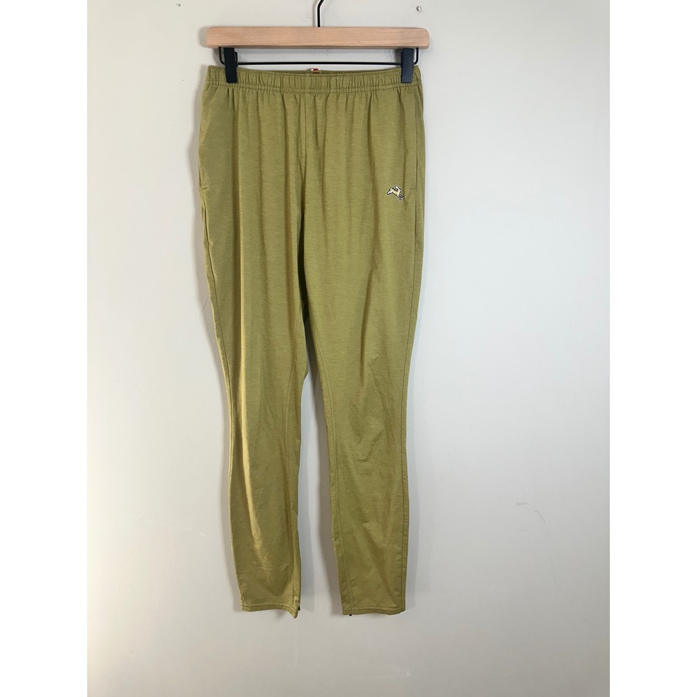 Tracksmith Women Session Pants Avocado Green Heathered Running Joggers Small